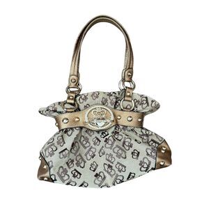 Vintage Kathy Van Zeeland Shoulder Bag Tan Gold EXCELLENT condition 2000's